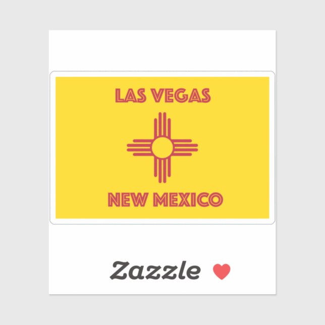 Sticker Las Vegas Nouveau-Mexique (Feuille)
