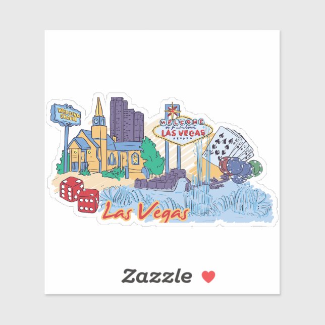 Sticker Las Vigas (Feuille)