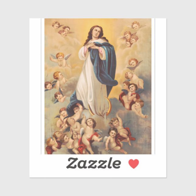 Sticker L'Assomption de la Vierge (Feuille)