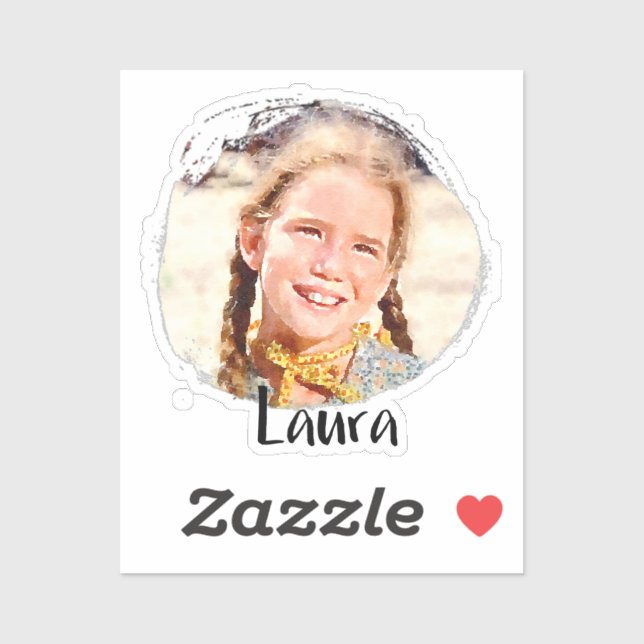 Sticker Laura Ingalls Wilder (Feuille)