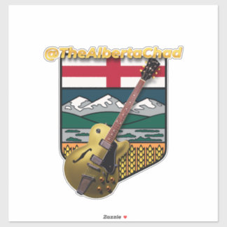 Sticker L'autocollant de fenêtre en vinyle The Alberta Cha