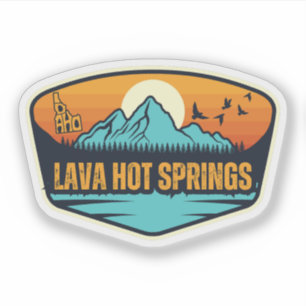 Sticker Lava Hot Springs, Idaho