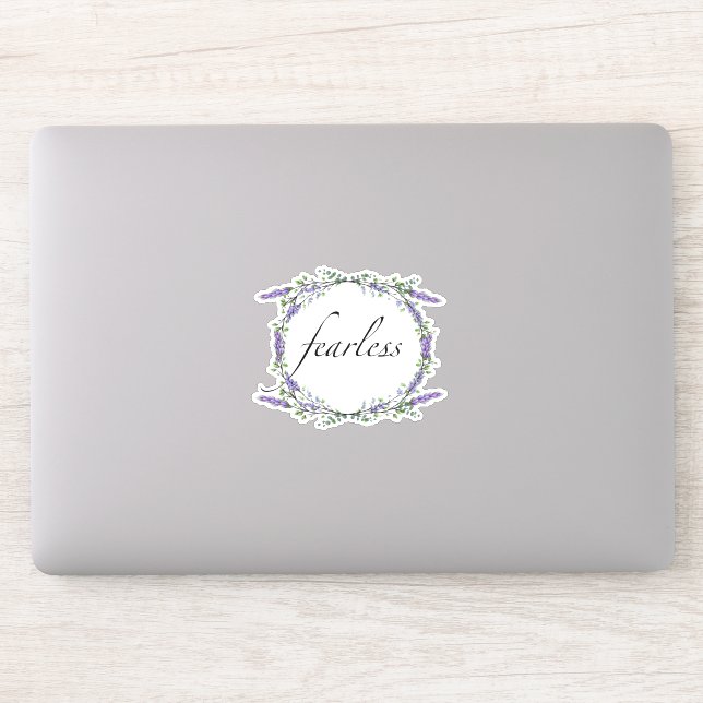 Sticker Lavande et Eucalyptus sans peur (Ordinateur)