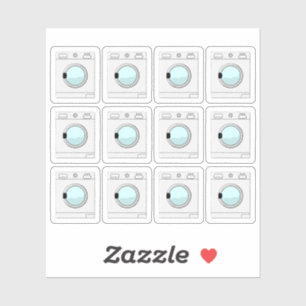 Sticker Lave-linge Lave-linge Nettoyage des tâches Planifi