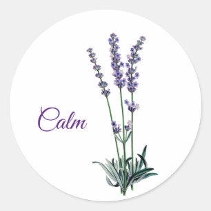 Sticker Lavender Flower Calm