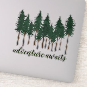 Sticker L'aventure Attend La Forêt Des Grands Pins