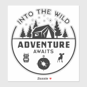 Sticker L'aventure sauvage