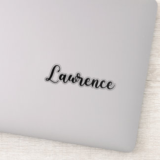 Sticker Lawrence Name - Calligraphie manuscrite