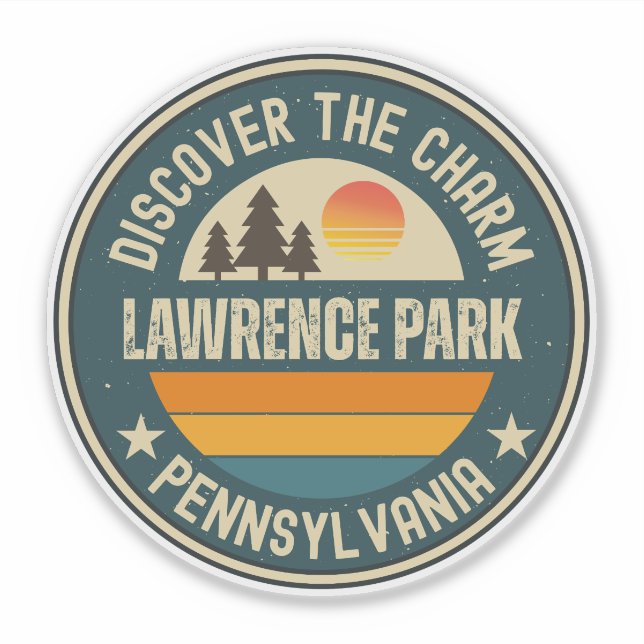 Sticker Lawrence Park, Pennsylvanie (Devant)
