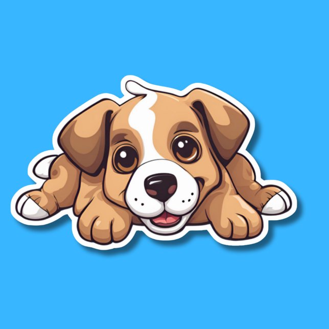 Sticker Lazy Dog (Créateur téléchargé)