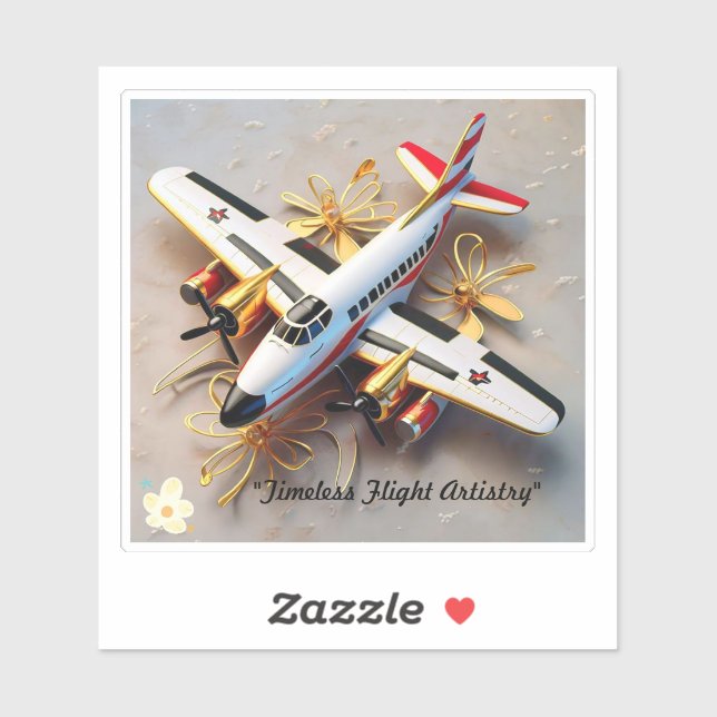 Sticker "Le bijou de la Couronne de l'aviation" (Feuille)
