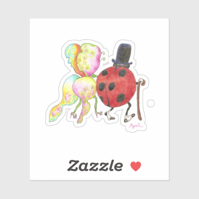 Sticker 'Le Bogue de la Dame' (Feuille)
