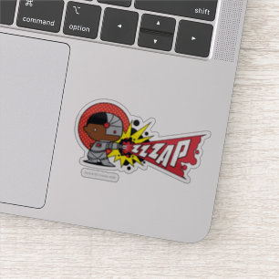 Sticker Le canon Cybernétique de Chibi Cyborg