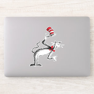Sticker Le Chat Chapeauté s'incline