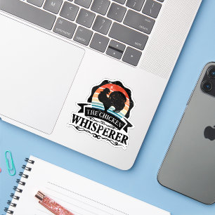Sticker Le Chuchoteur de Poulets Drôle
