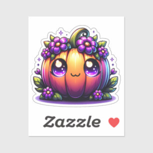 Sticker Le Citrouille d'Halloween de Cute Chibi