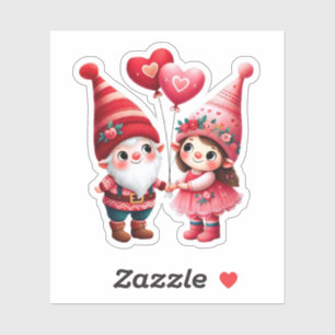 Sticker Le couple des Gnomes de Valentine