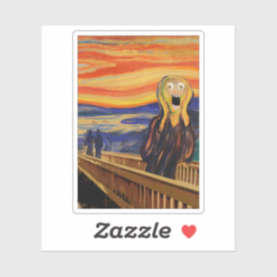 Sticker Le cri - VRAIMENT FOU !