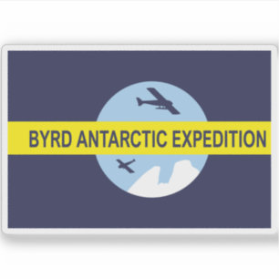 Sticker Le deuxième drapeau de l'expédition antarctique de