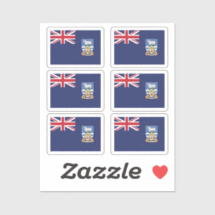 Sticker Le drapeau de la collection des îles Falkland pack