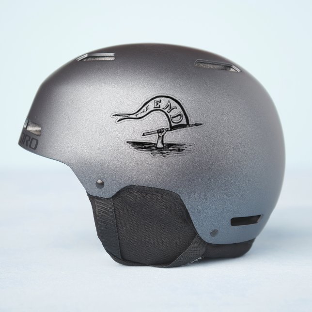 Sticker Le drapeau de la fin (Côté casque)