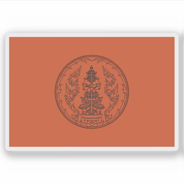 Sticker Le drapeau de la province d'Udon Thani, Thaïlande (Devant)