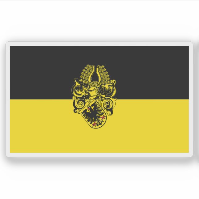 Sticker Le drapeau de Nordhausen (Devant)