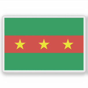 Sticker Le drapeau du peuple Ewe, Ghana