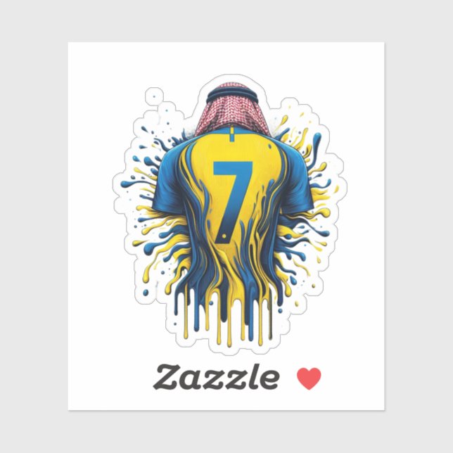 STICKER LE FOOTBALL AL NASSR (Feuille)