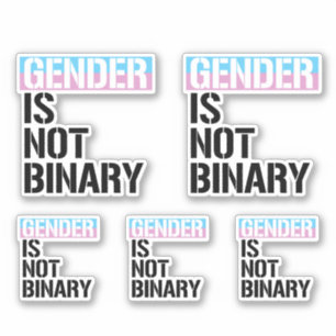 Sticker Le genre n'est pas binaire