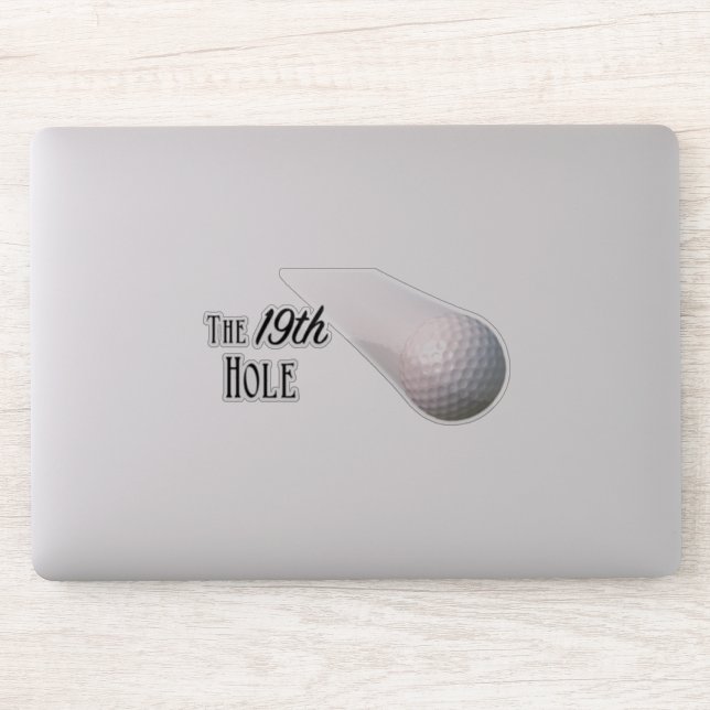 Sticker Le golf 19th Hole (Ordinateur)