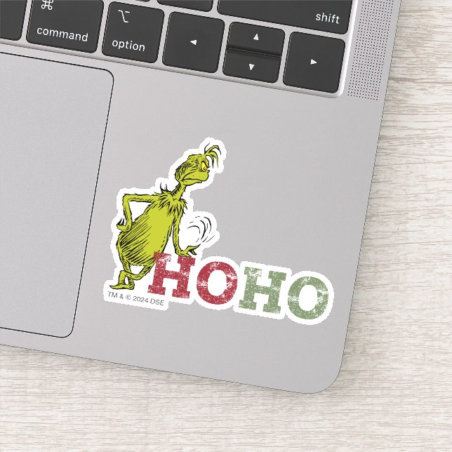 Sticker Le Grinch | Ho Ho Ho (Détail)
