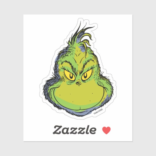 Sticker Le Grinch | Vraiment ? Une tranche de Pavlova de p (Feuille)