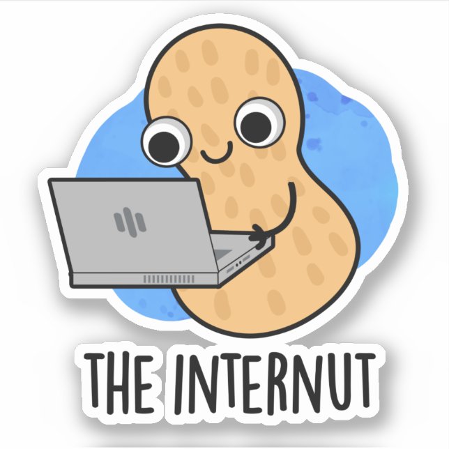 Sticker Le jeu d'arachide Internet amusant Internut (Devant)