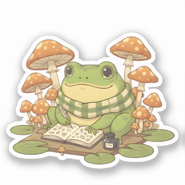 Sticker Le journal de nature, passe-temps de Zochi (Recto)
