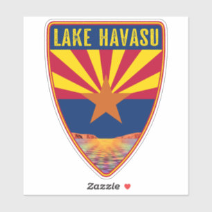 Sticker Le lac Havasu Arizona Shield