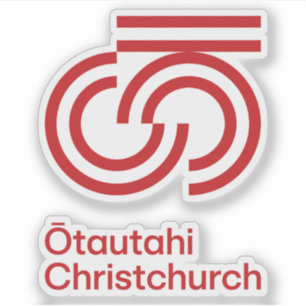 Sticker Le logo officiel de Christchurch, Nouvelle-Zélande
