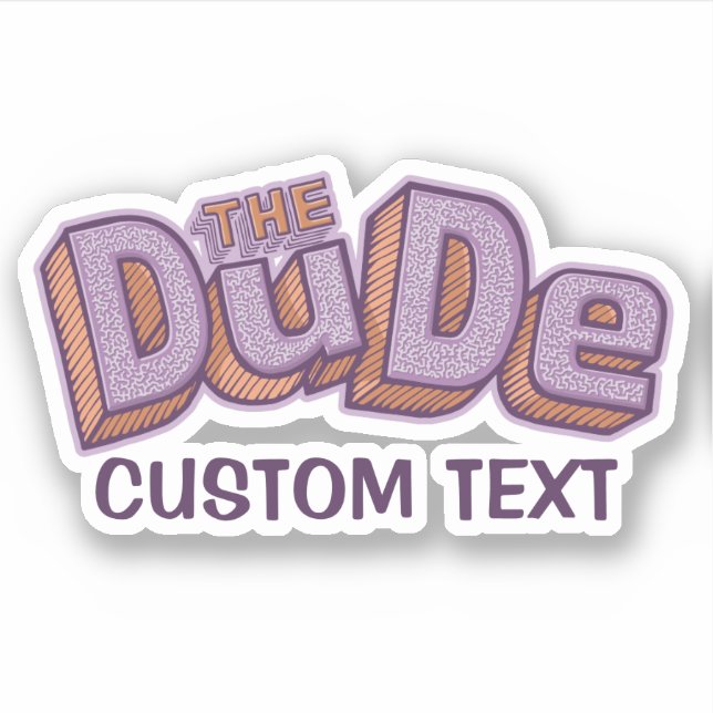 Sticker Le mec (Devant)