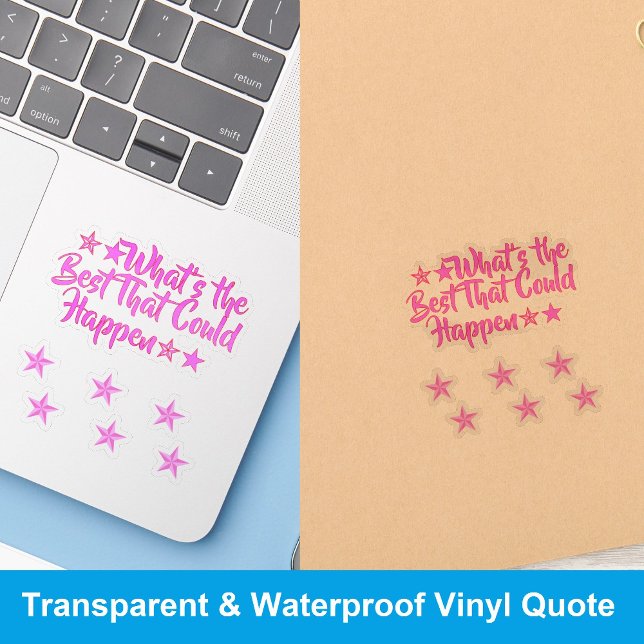 Sticker Le meilleur qui pourrait arriver | Fille de mème p (What's the Best That Could Happen Stickers)
