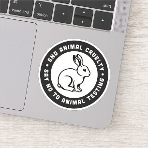 Sticker Le militant des droits des animaux cite cruellemen