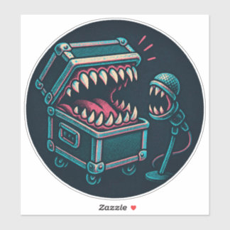 Sticker Le Mimique du karaoké