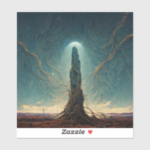 Sticker Le Monolithe 2 Imaginaire Sci-Fi Art