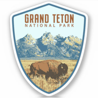 Sticker Le Parc national de Grand Teton