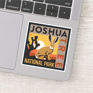 Sticker Le Parc national de Joshua Tree   Jacklapin