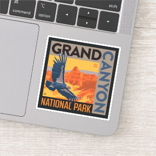 Sticker Le Parc national du Grand Canyon   Condor