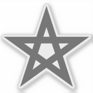 Sticker Le Pentagramme (gris)