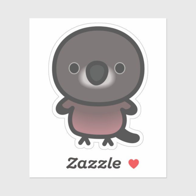 Sticker Le perroquet de Bourke (Feuille)