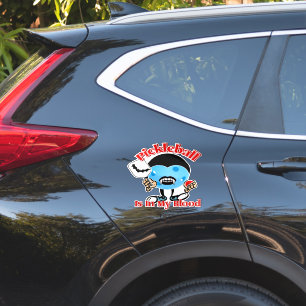 Sticker Le pickleball est dans mon sang - Vampire