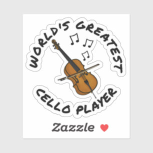 Sticker Le plus grand joueur de violoncelle du monde, Cell
