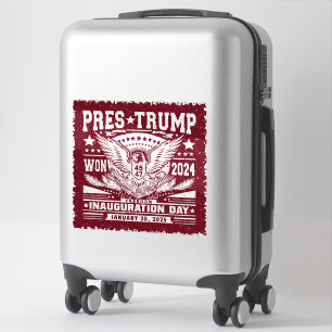 Sticker Le président Trump a gagné 2024